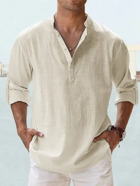 Charlie™ | Breathable Linen Shirt - Benjamin New York