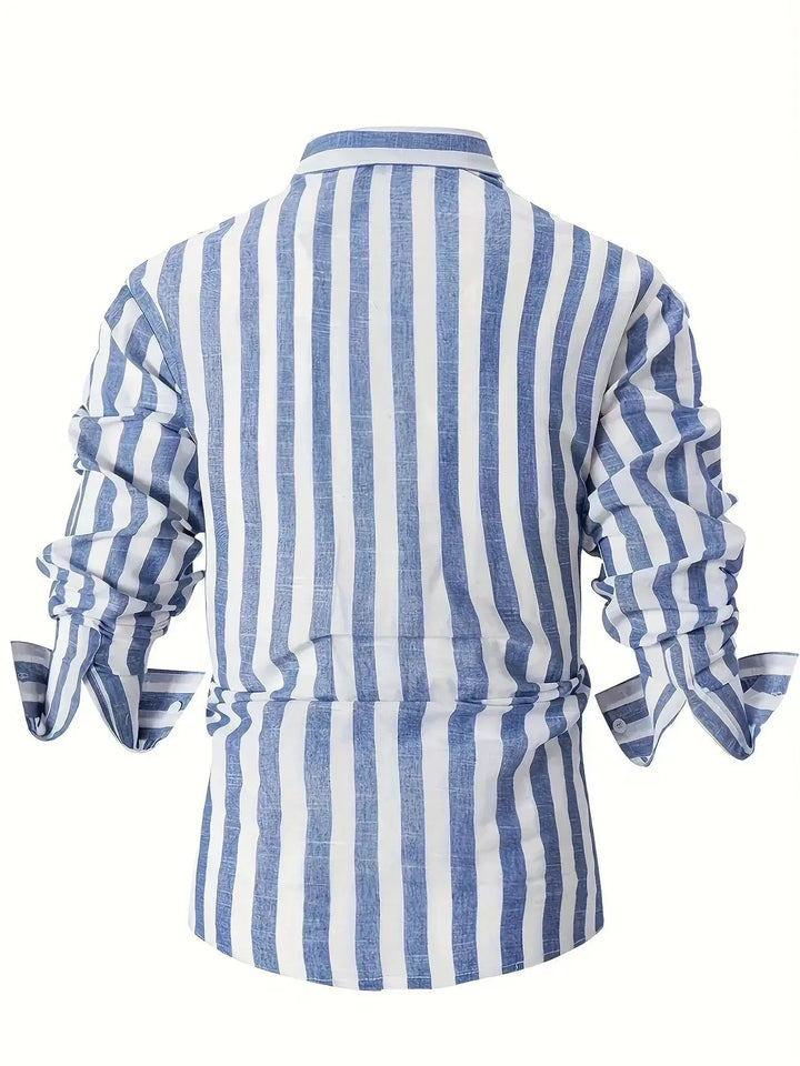 Glenn | Classic Striped Summer Shirt - Benjamin New York