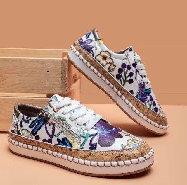Chloe™| Oluchi Orthopedic Zipper Sneakers - Benjamin New York