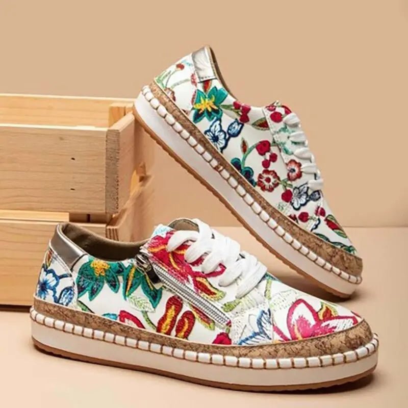 Chloe™| Oluchi Orthopedic Zipper Sneakers - Benjamin New York