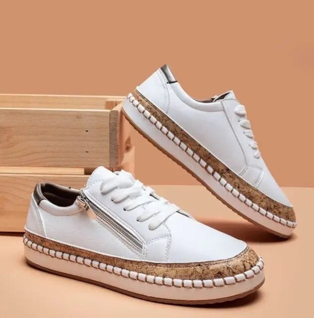 Chloe™| Oluchi Orthopedic Zipper Sneakers - Benjamin New York