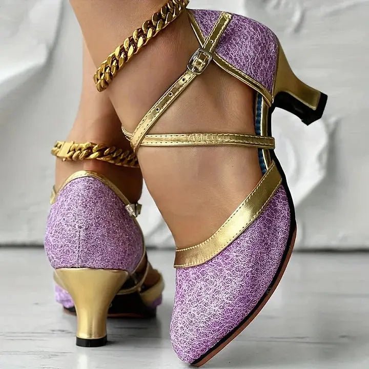 Chloe™| Thalia Chunky Heeled Sandals - Benjamin New York