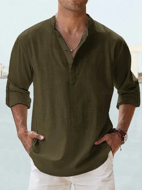 Charlie™ | Breathable Linen Shirt - Benjamin New York