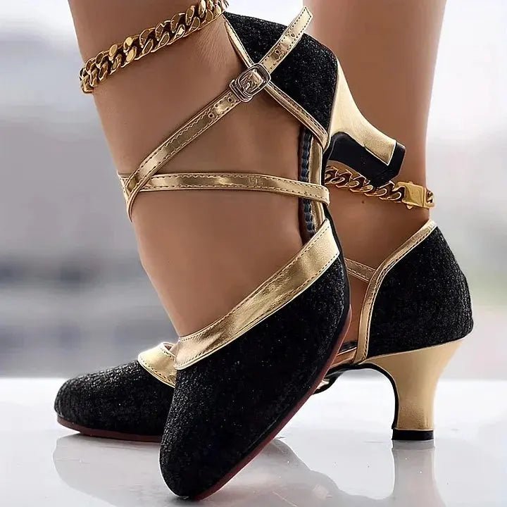 Chloe™| Thalia Chunky Heeled Sandals - Benjamin New York