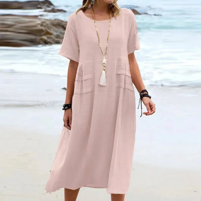 Ellie | Breezy Pocketed Beach Dress - Benjamin New York