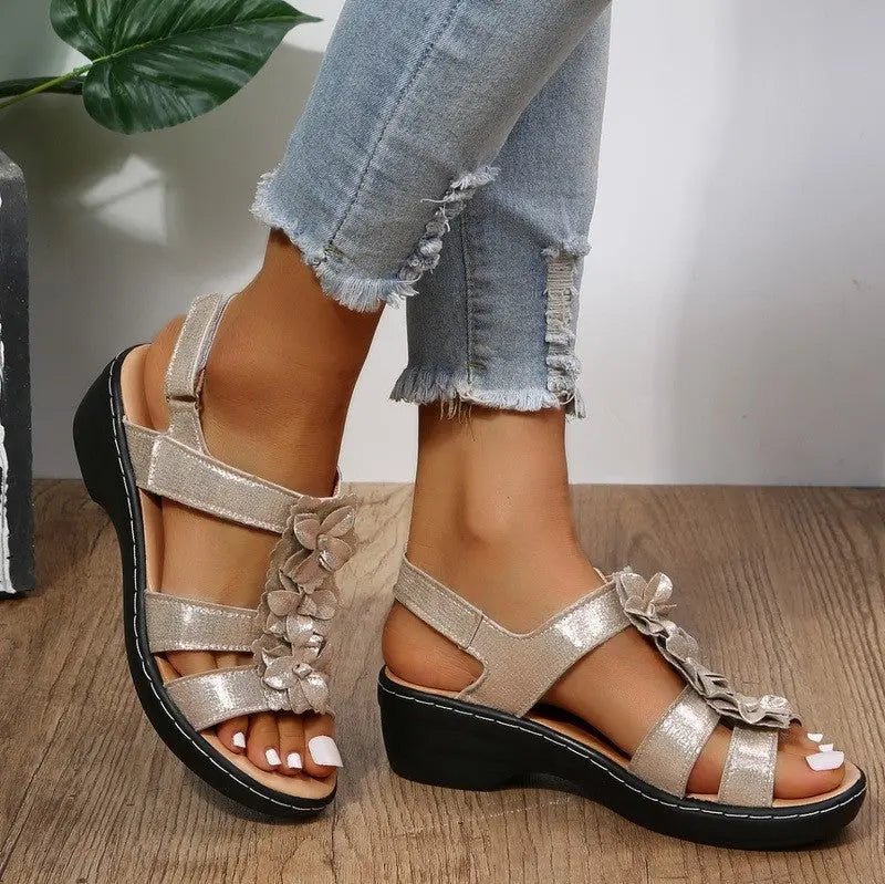Chloe™| Bordeaux Orthopedic Sandals - Benjamin New York