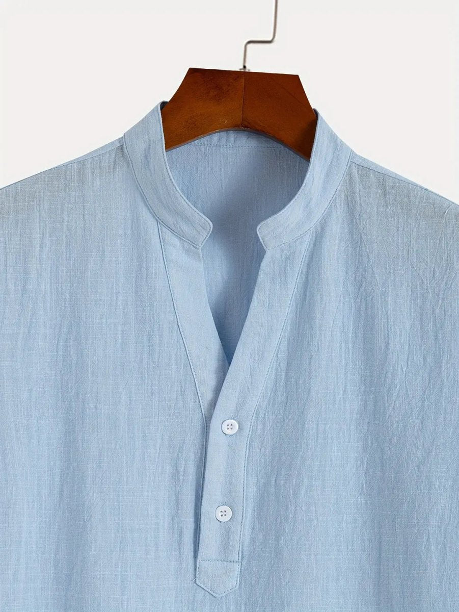 Brent | Cool Comfort V - Neck Shirt - Benjamin New York