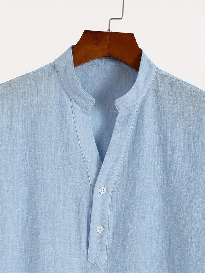 Brent | Cool Comfort V - Neck Shirt - Benjamin New York