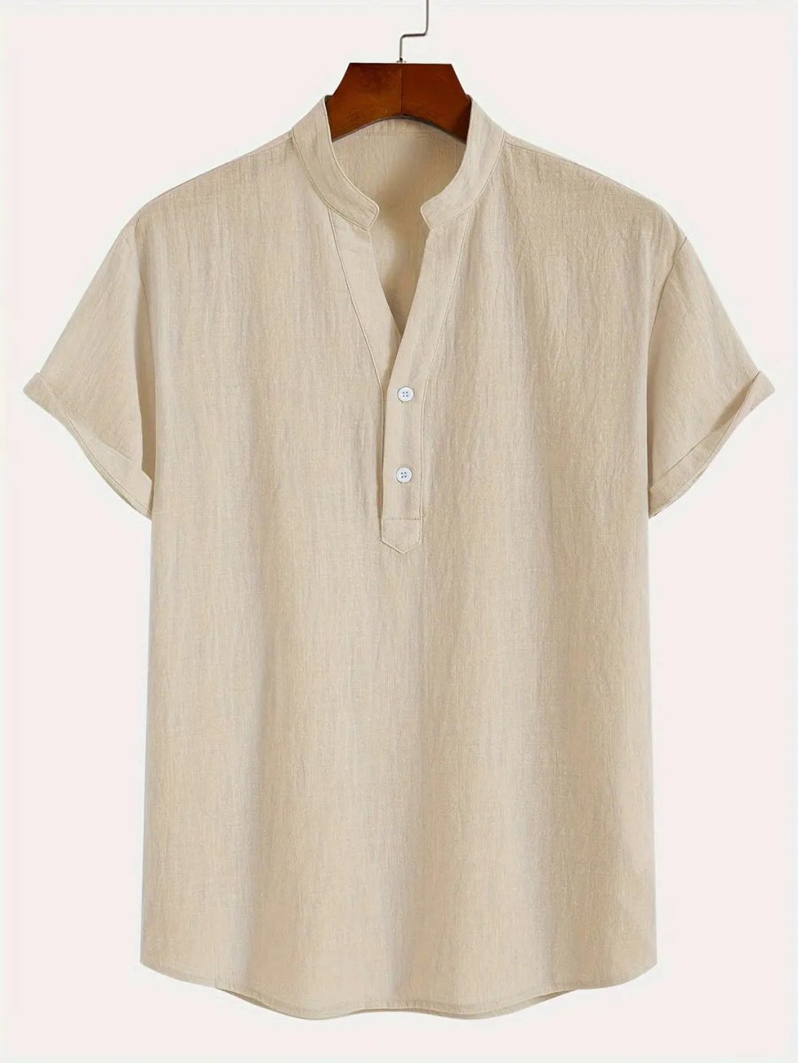 Brent | Cool Comfort V - Neck Shirt - Benjamin New York