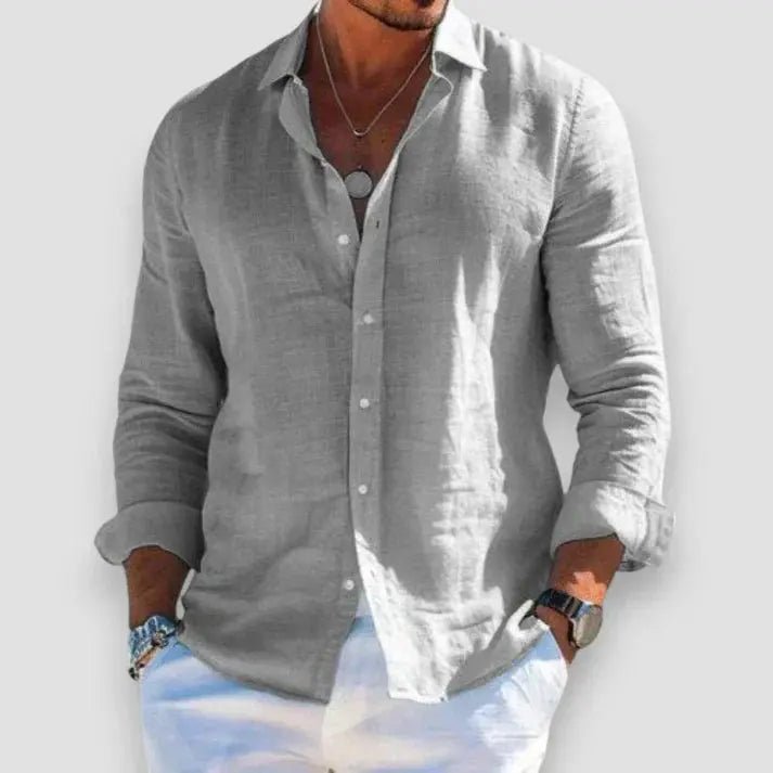 Luke | Relaxed Fit Summer Shirt - Benjamin New York