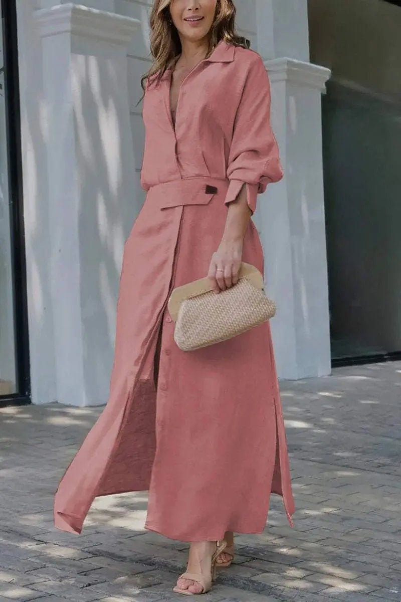 Harper | Lightweight Belted Linen Trench Coat - Benjamin New York