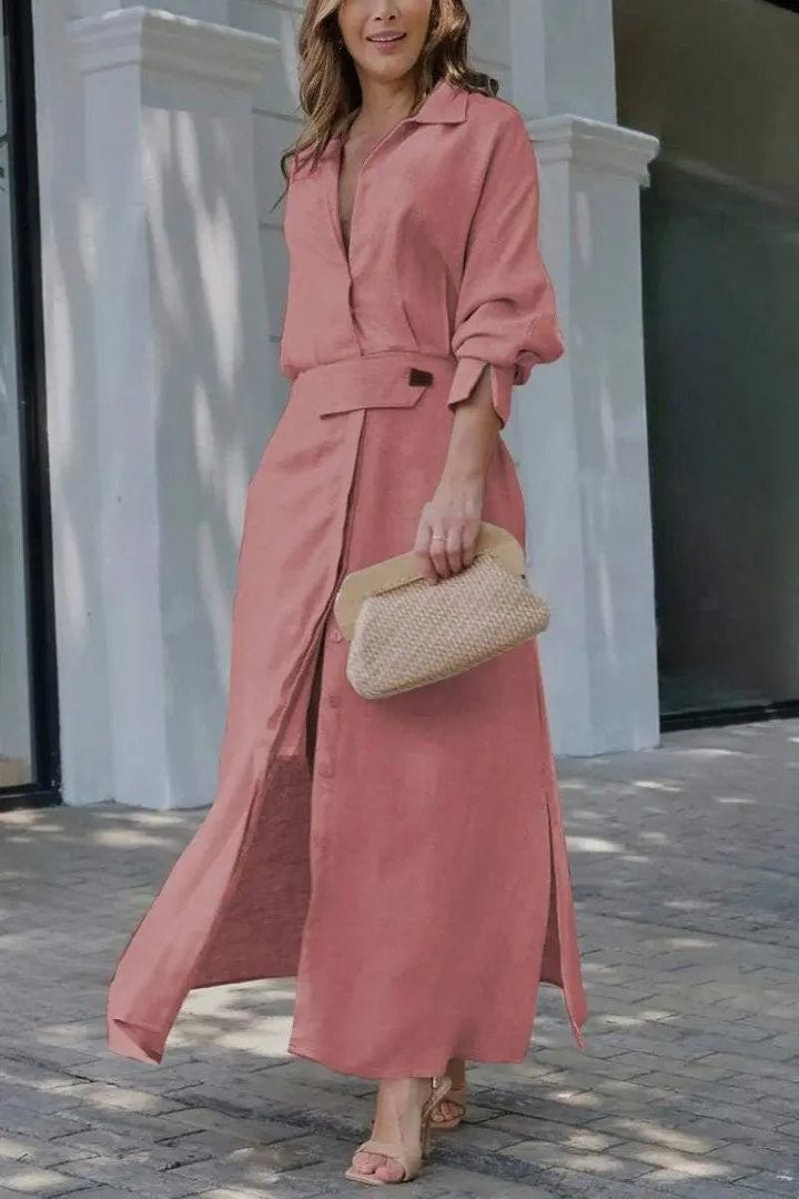 Harper | Lightweight Belted Linen Trench Coat - Benjamin New York