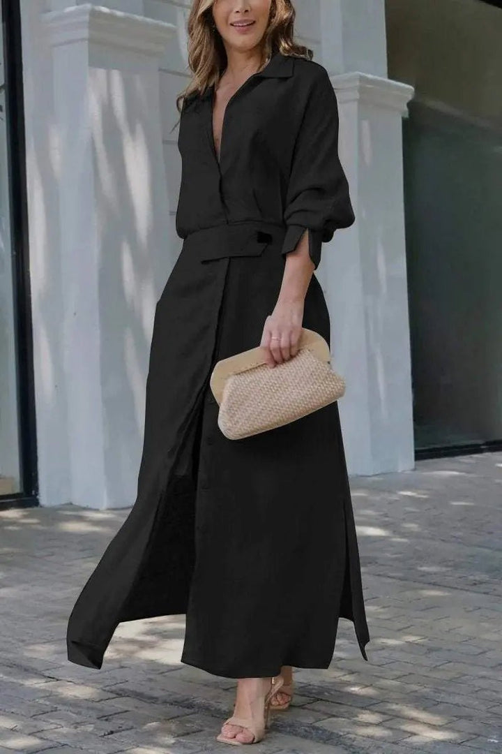 Harper | Lightweight Belted Linen Trench Coat - Benjamin New York
