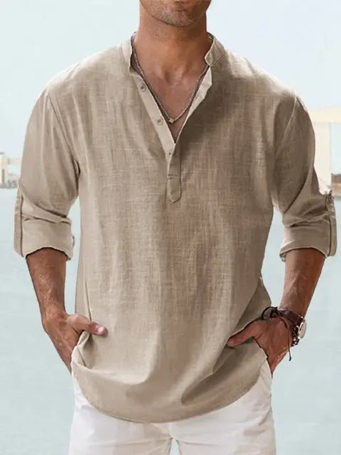 Charlie™ | Breathable Linen Shirt - Benjamin New York