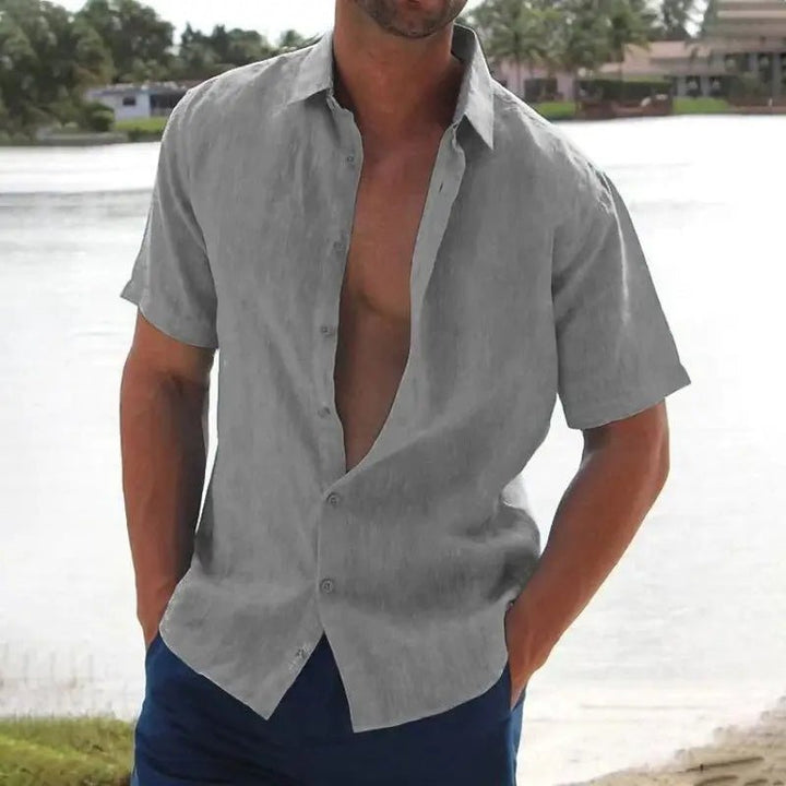 Lawrence | Casual Short - Sleeve Shirt - Benjamin New York