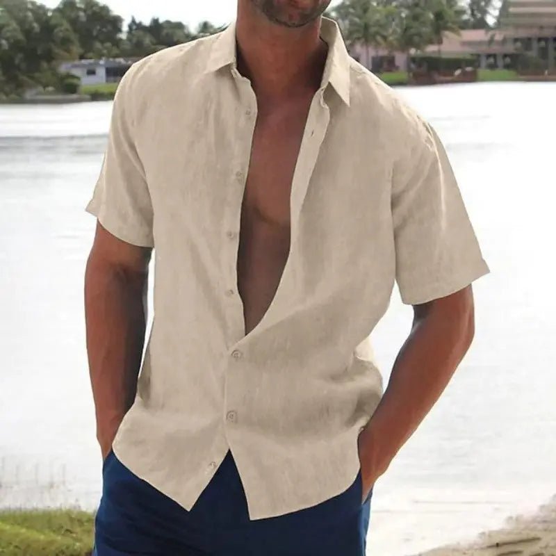 Lawrence | Casual Short - Sleeve Shirt - Benjamin New York