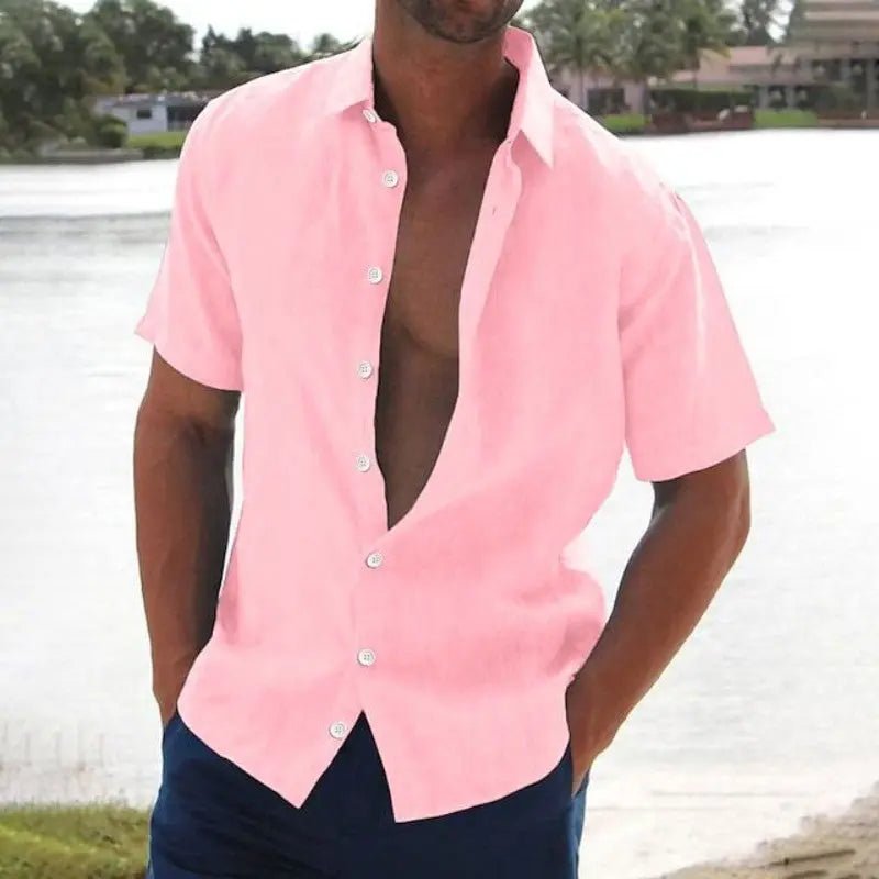 Lawrence | Casual Short - Sleeve Shirt - Benjamin New York