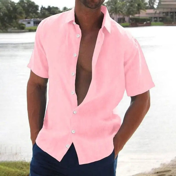 Lawrence | Casual Short - Sleeve Shirt - Benjamin New York