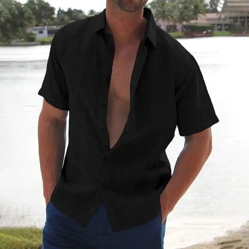Lawrence | Casual Short - Sleeve Shirt - Benjamin New York