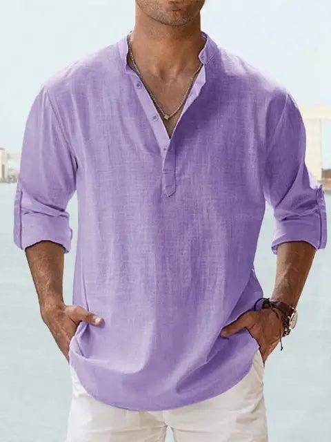 Charlie™ | Breathable Linen Shirt - Benjamin New York